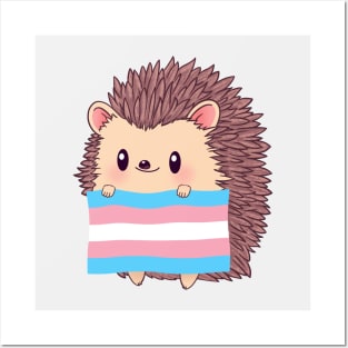 Hedgehog Trans Pride Posters and Art